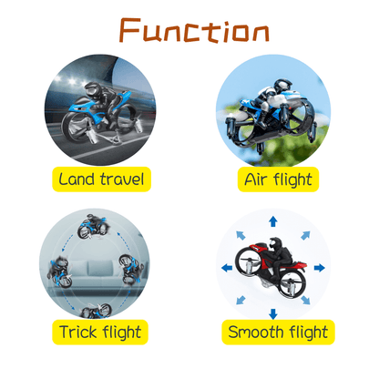 2 in 1, Remote Control Motocycle