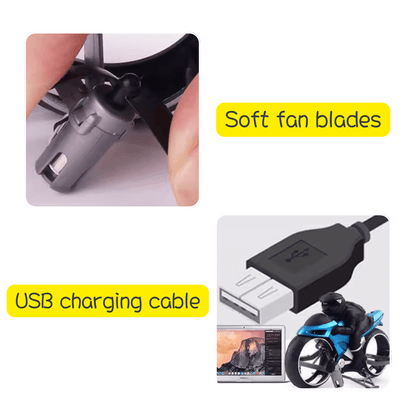 2 in 1, Remote Control Motocycle